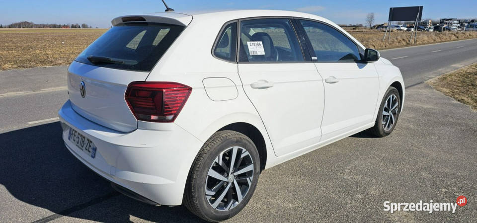 Volkswagen Polo Volkswagen Polo 10 TSI biały wielkopolskie Pleszew