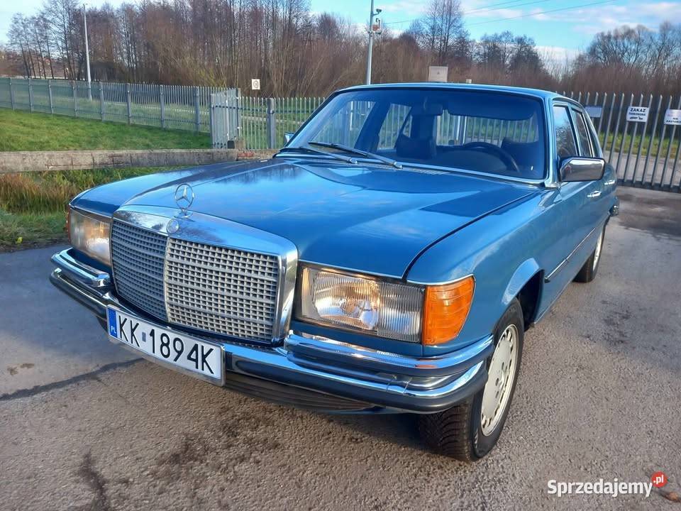 Mercedes w116 280 SE 1975 do jazdy Opłacony 180KM Kraków