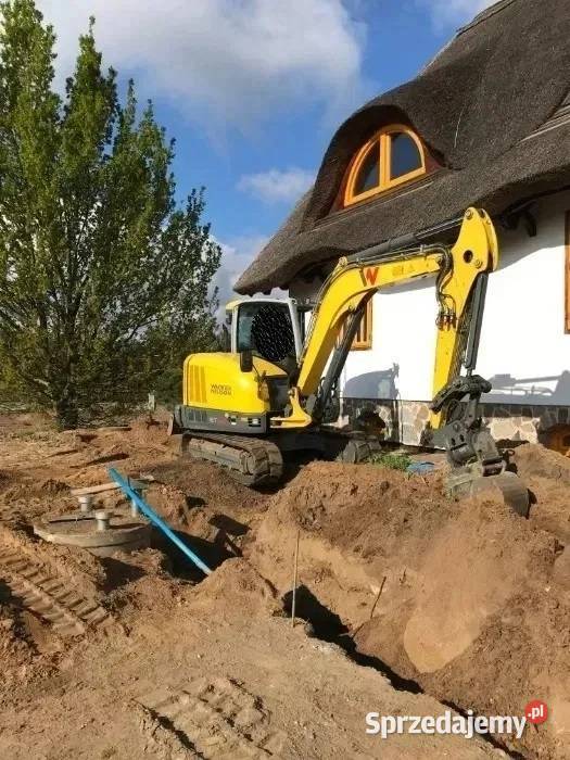 Minikoparka 6 ton gąsienicowa wynajem z Łódź