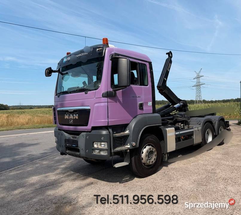 Hakowiec 6x4 rama Betoniarka MAN TGS 10000kg Warszawa