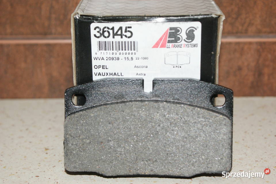 36145 ABS KLOCKI HAMULC OPEL KADETTCORSAASCONA Motoryzacja Białobrzegi