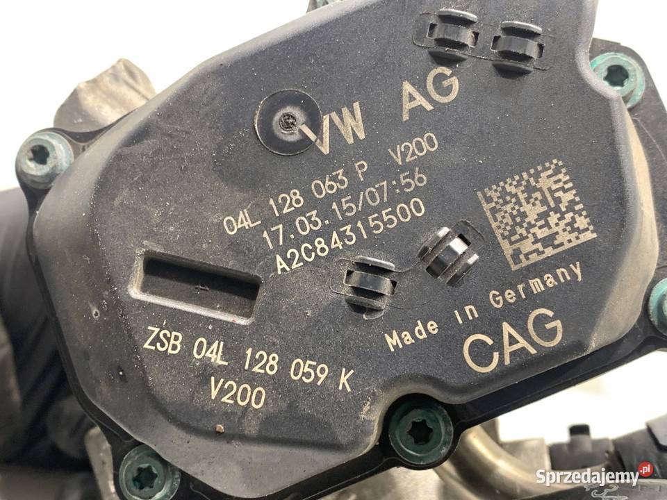 PRZEPUSTNICA VW GOLF VII 04L128063P 16 90 ZAWÓR