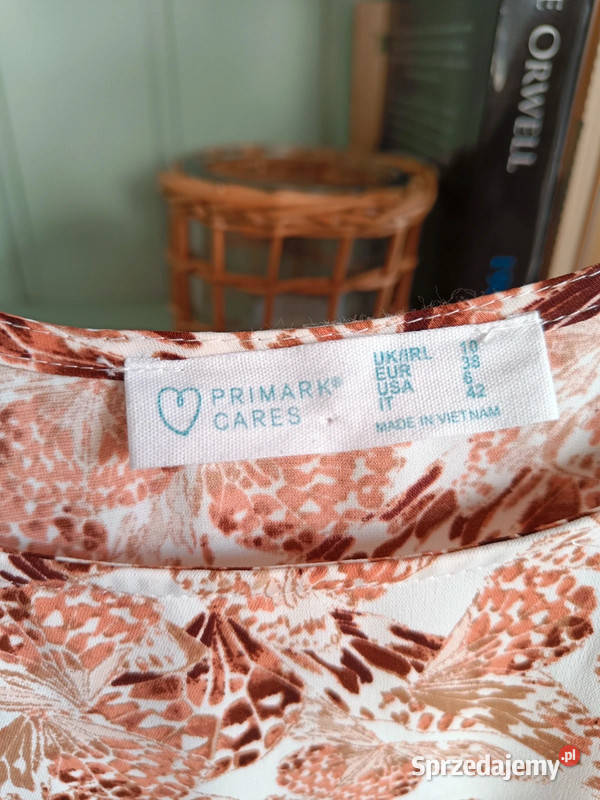 Koszulka w motylki Primark r M Rozmiar 38(M)