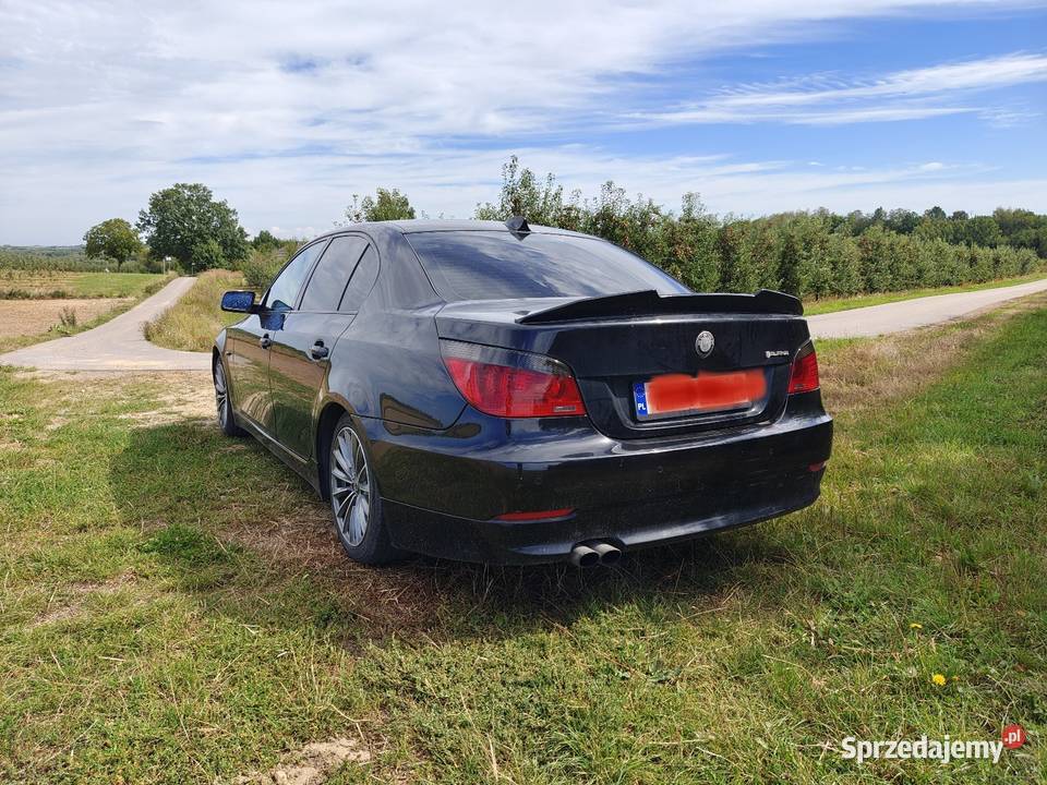 USZKODZONY BMW E60 530i 30 LPG 2004r Skóra 231KM BMW Bogoria