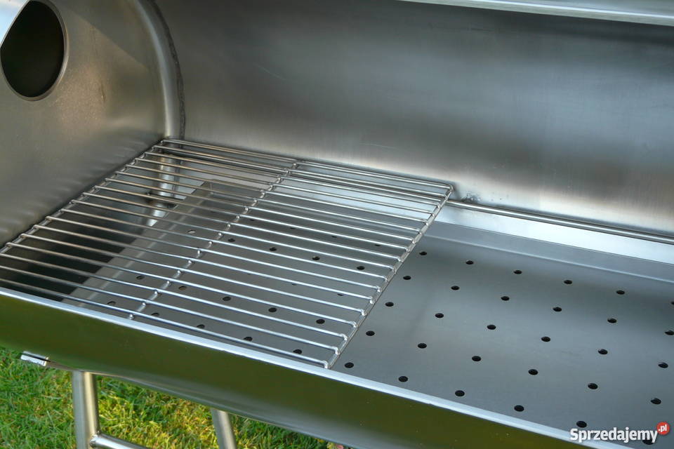 Grill beczka ze stali nierdzewnej Grillowanie wielkopolskie