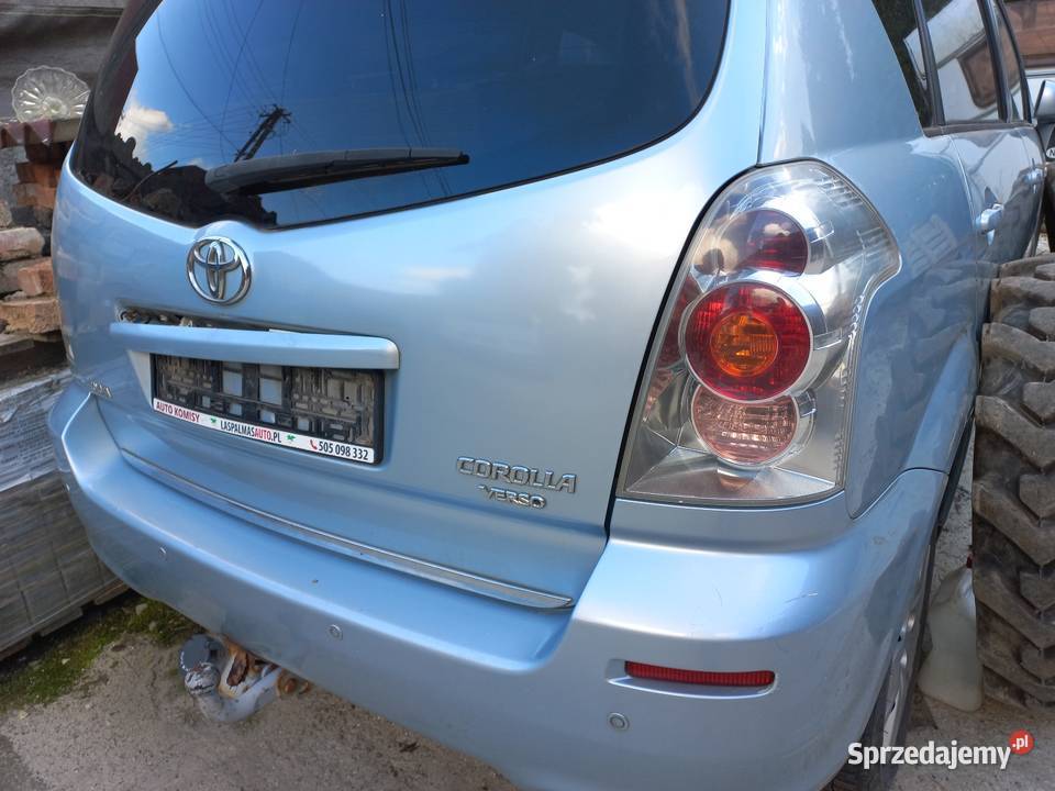 Wszystkie części toyota Corolla klapa drzwi osobowe małopolskie Iwanowice Dworskie