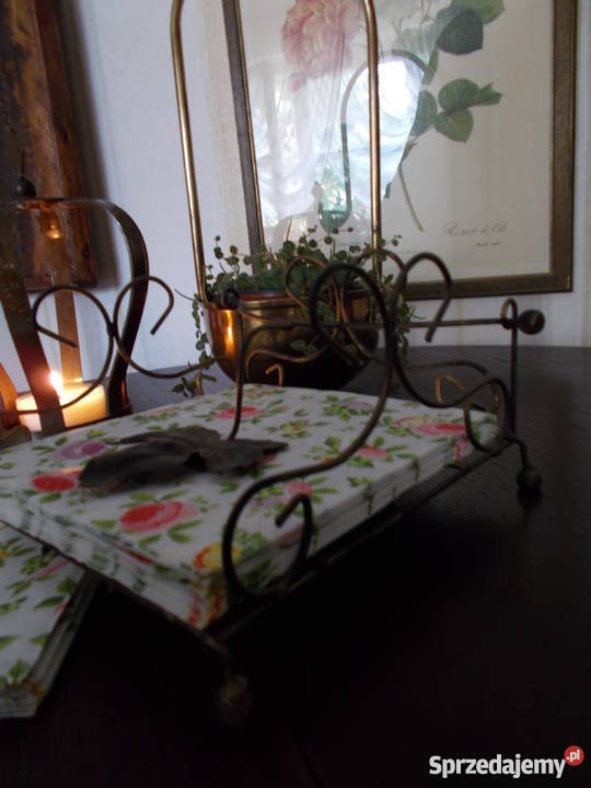 Serwetnik z Przyciskiem Metalowy Serwetnik Szczecin sprzedam