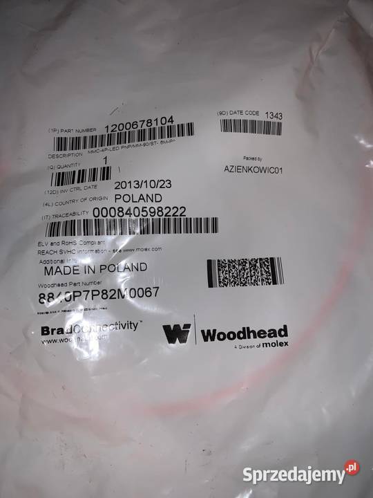 Woodhead 1200678104 MMC 4P LEDPNP MM 90 ST 6M P Warszawa