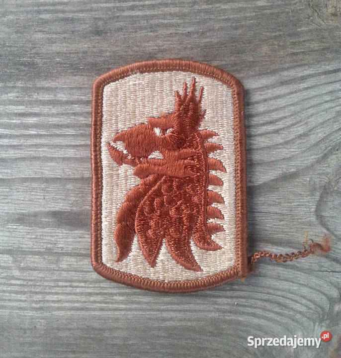 Naszywka us army 455 Chemical Brigade desert