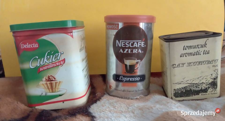 Sprzedam puszki z PRL 3 Bukowno