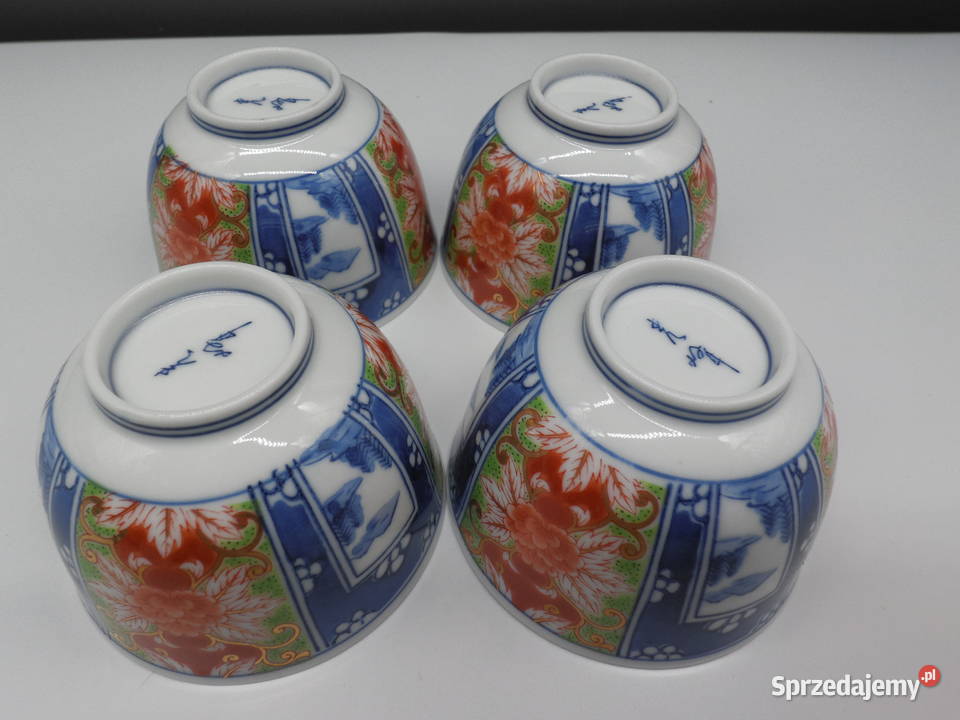 Komplet Japońskich Misek do Ryżu Porcelana Arita Raszków sprzedam