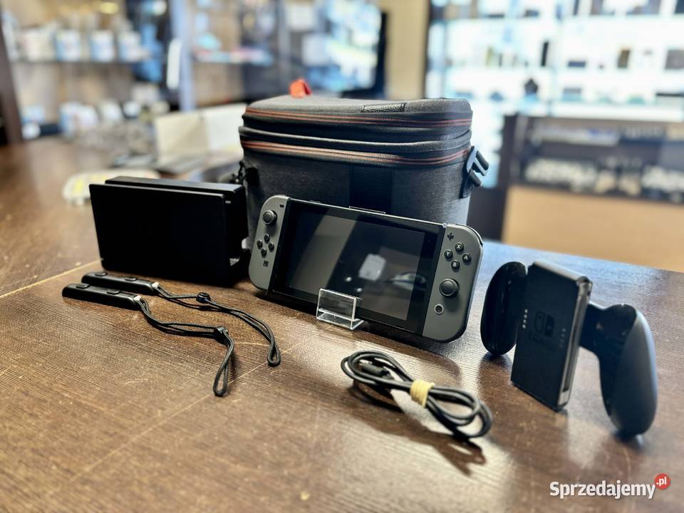 Konsola Nintendo Switch HAC00101 Szara Akcesoria Elbląg sprzedam