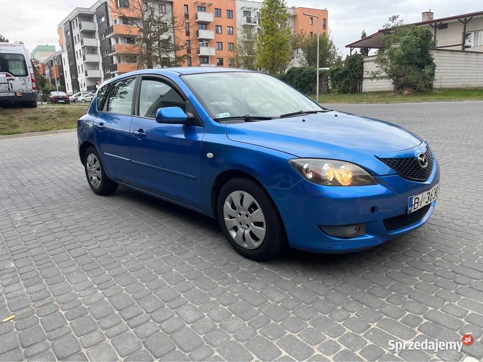 Mazda 3 16 benzyna przegląd na sprawna klima 3 Białystok sprzedam