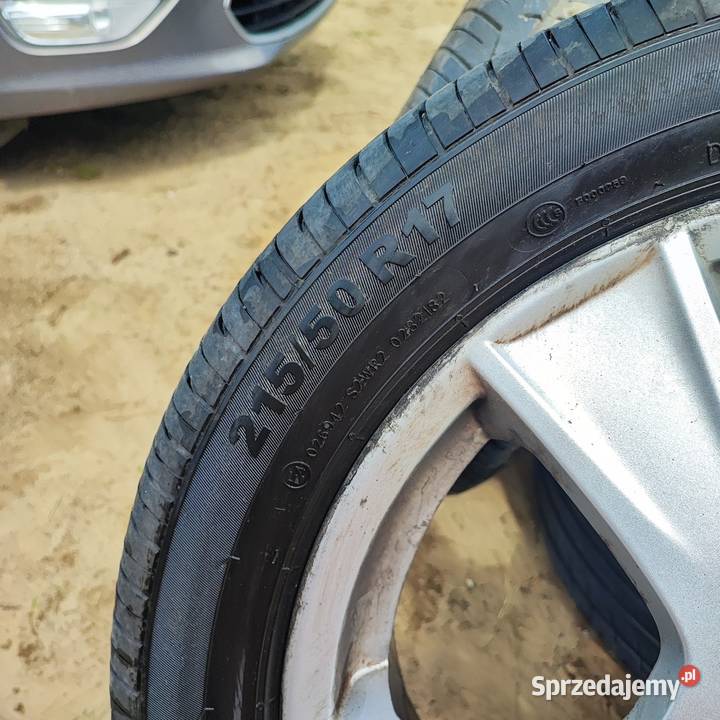 Koła felgi aluminiowe 17 ford 5x108 opony Samochodowe Zielona Góra sprzedam
