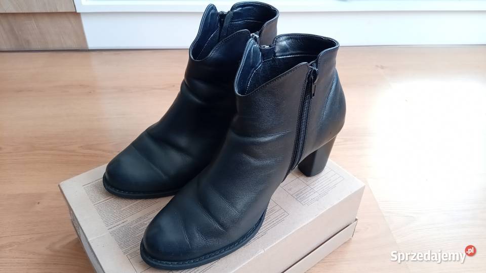 Buty trzewiki botki skóra r40 Rawicz sprzedam