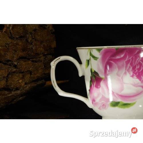 Filiżanka porcelanowa Affek Design róże kwiaty Porcelana i szkło śląskie