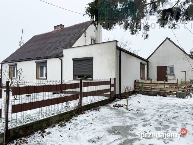 Dom z dwoma niezależnymi wejściamiidealny dwóch asfalt wielkopolskie Wilczyn