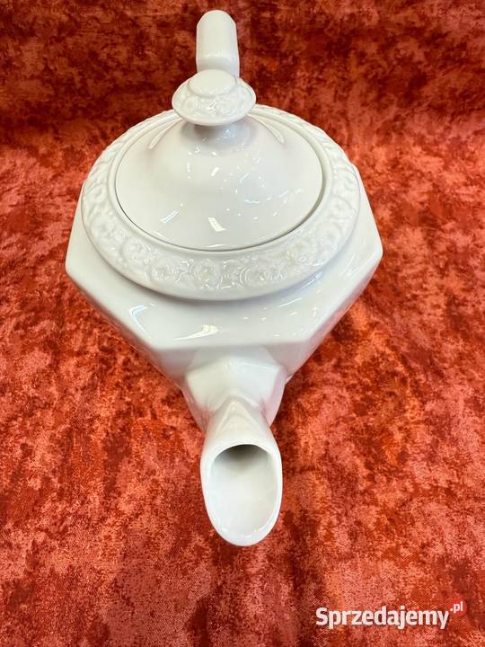 Dzbanek do herbaty Rosenthal Maria Biala 6 osob świętokrzyskie