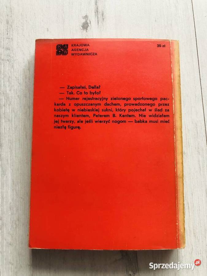 Książka Siostrzenica Lunatyka Erle Stanley kryminały Proza i poezja łódzkie