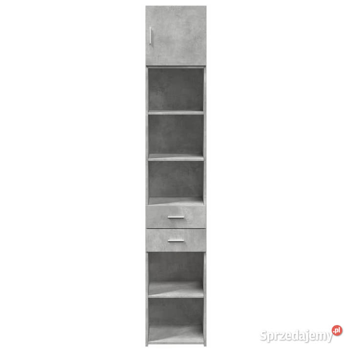 Wąska szafka szarość betonu 40x425x225 WM3281283 Warszawa