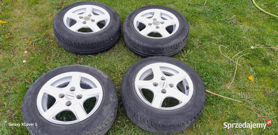 Koła 4x100 z oponami i felgami Wyźrał