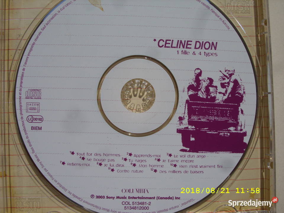 POP CD CELINE DIONNOUVEL ALBUM 2003 CD dolnośląskie
