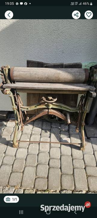 Stara maglownica antyk Śrem
