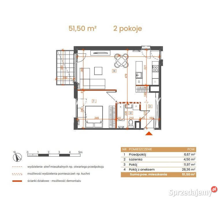 sprzedaży mieszkania Katowice Ceglana 515m