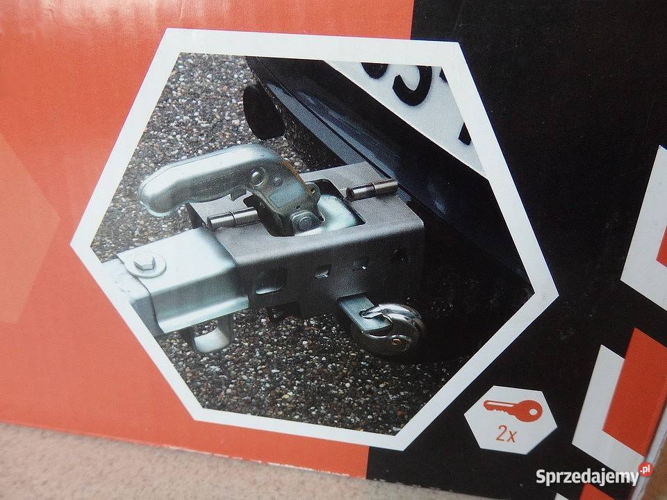 Zabezpieczenie blokada antykradzieżowa przyczepy