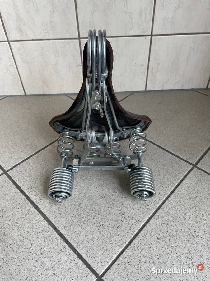 Skórzane siodełko Lepper vintage Wrocław