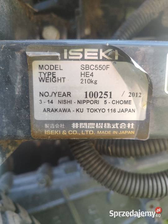 ISEKI SFH 240 2012 mth1943 Nowa Wieś Lęborska