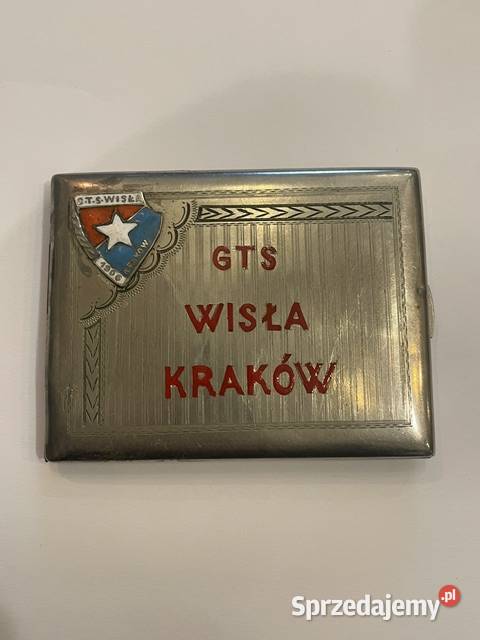 Kolekcjonerska papierośnica Wisła Kraków