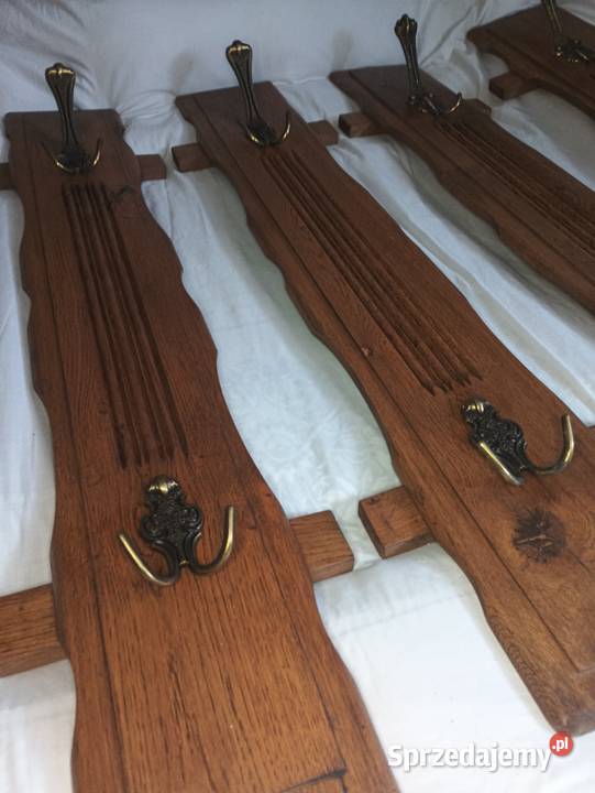 Dębowy wieszak na korytarz sprzedam