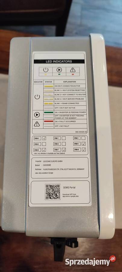 Inwerter falownik Goodwe GW3000XS OnGrid kujawsko-pomorskie Bydgoszcz