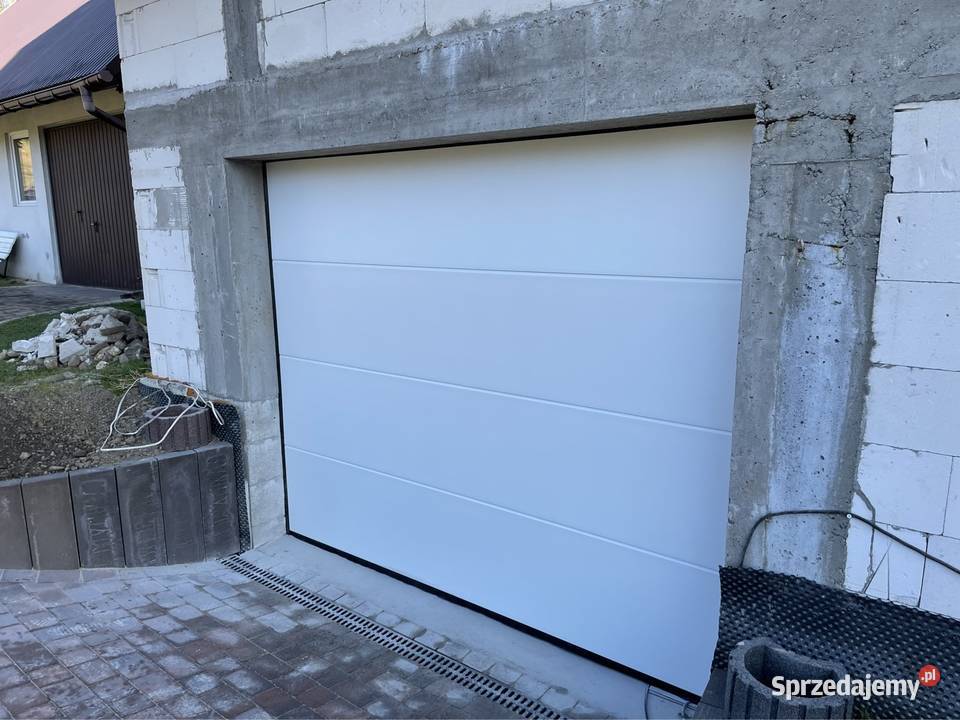 Brama garażowa 3500x2125 antracyt woodgrain Jawiszowice