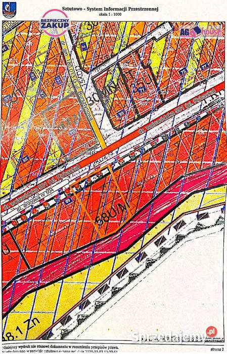 Działka 1701m2 Kąty Rybackie Rybacka 48m