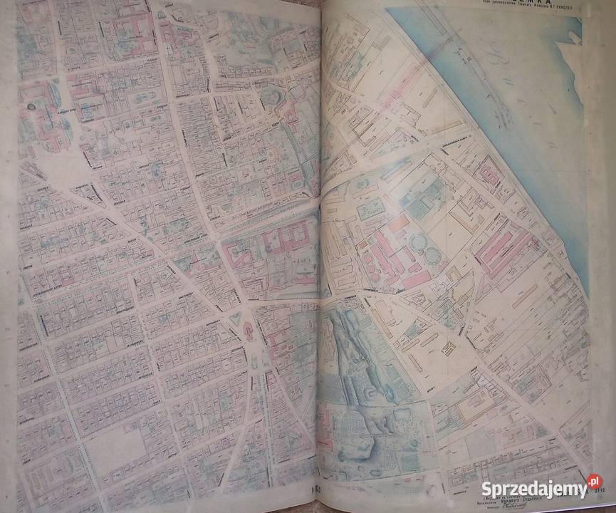 MAZ Lindleyowskie plany Warszawy Inżynierowie Warszawa sprzedam