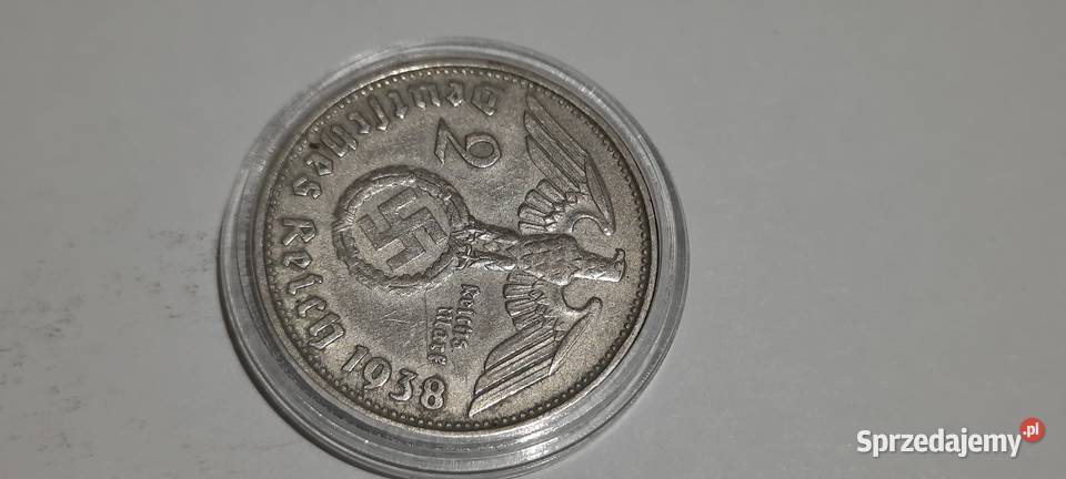 moneta Niemcy Trzecia Rzesza 2 reichsmarki 1938 Warszawa