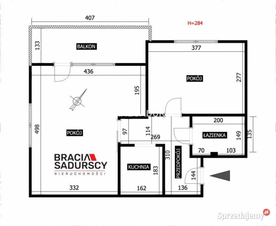 Mieszkanie 5454m2 2 pokoje Skawina Kilińskiego