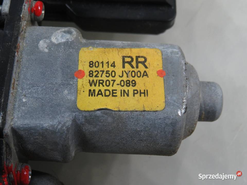 PODNOŚNIK SZYBY PRAWY TYLNY RENAULT KOLEOS I małopolskie