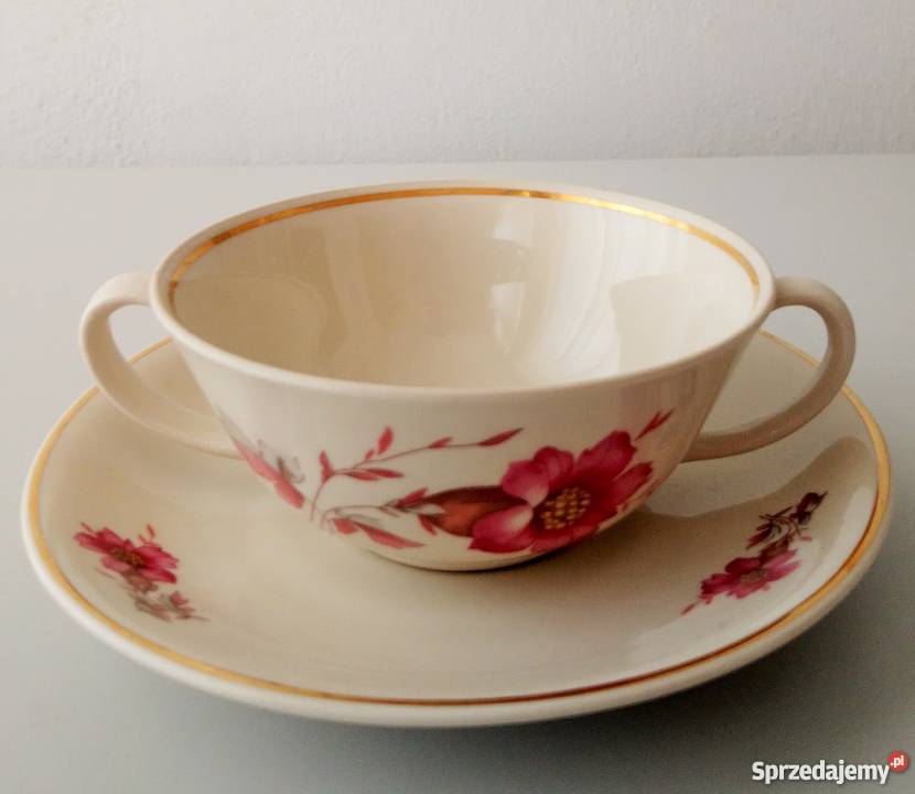 bulionówki Chodzież vintage PRL wielokolorowy Warszawa sprzedam