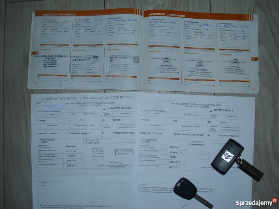 Sprzedam prywatnie Citroen C8 Zarejestrowany w Polsce mazowieckie Płock