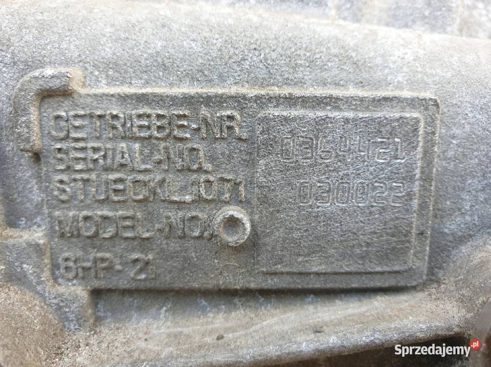 AUTOMATYCZNA SKRZYNIA BIEGÓW BMW E90 E91 E92 20 Rudka