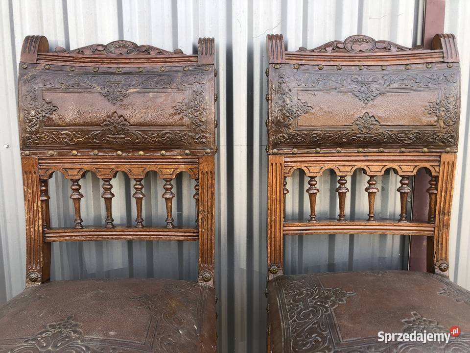 Stare krzesła krzesło Łowicz