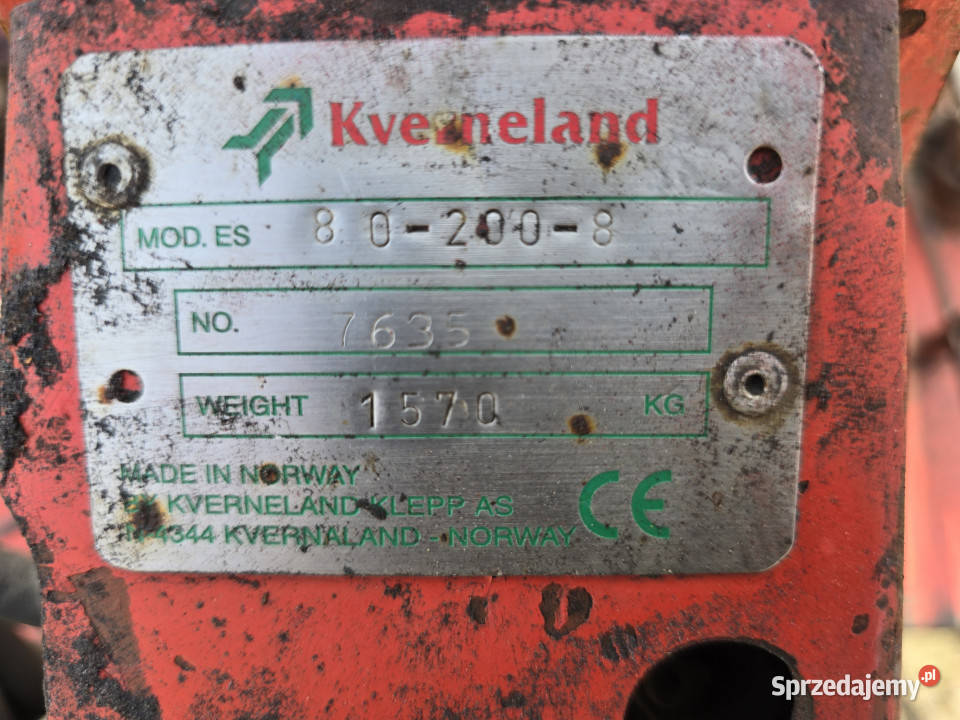 Pług 5cio skibowy obrotowy KVERNELAND ES80 Vario Włosty