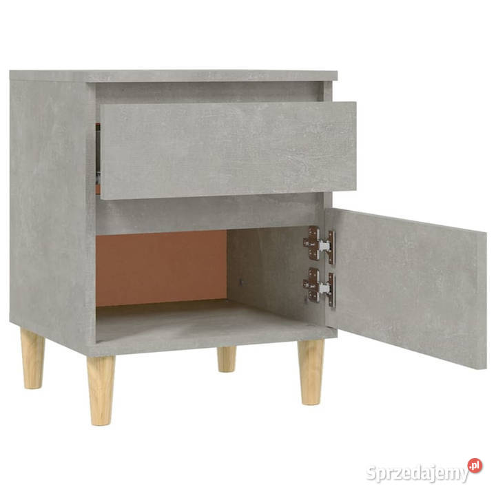 Szafka nocna szarość betonu 40x35x50 WM821834 Warszawa