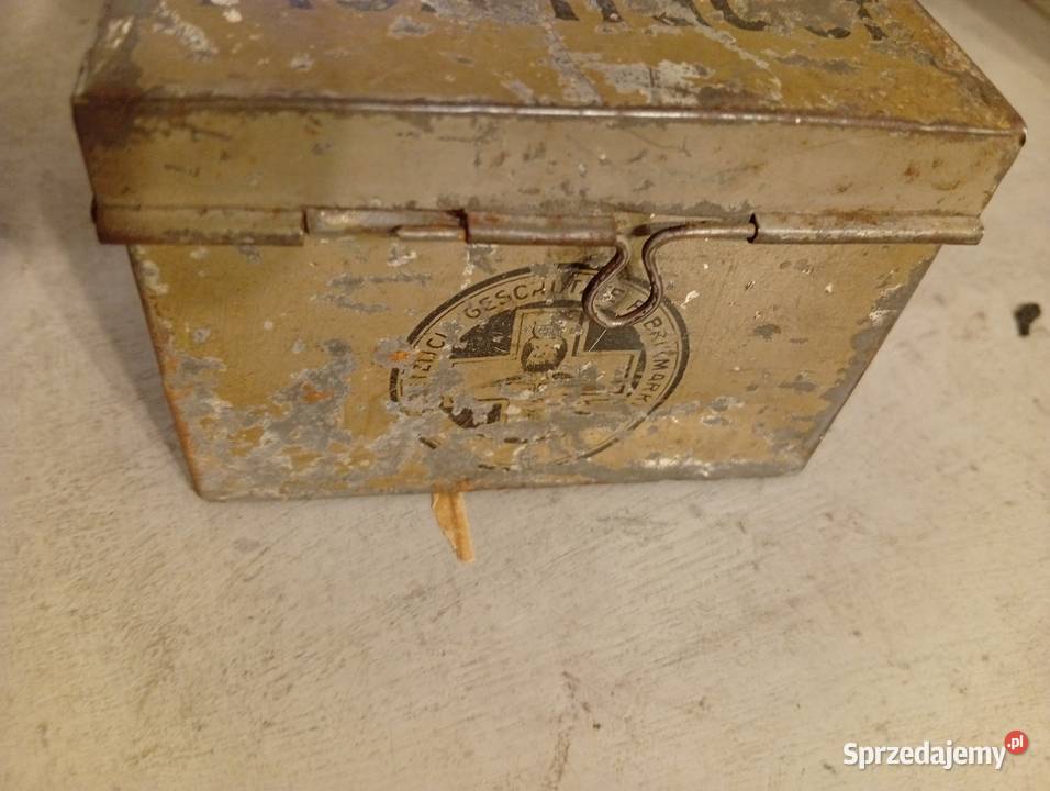 Apteczka motocyklowa unikat zabytek antyk Militaria Nysa