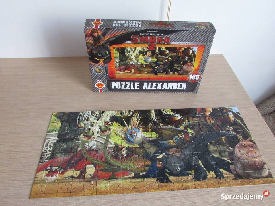 puzzle wytresować smoka 2 160 el 47 x 21 6 lat+