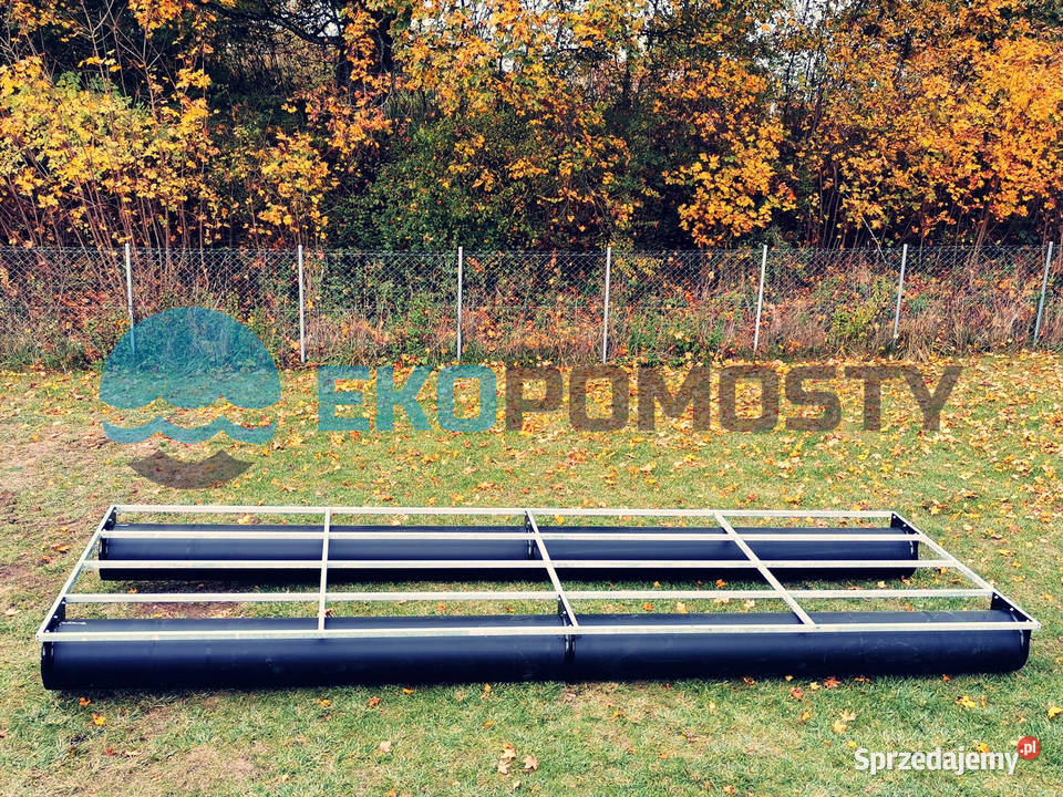 Pomost pływający platforma pływająca 6x2m 12mkw Drawsko Pomorskie