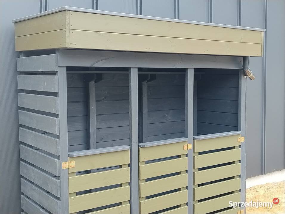 Wiata śmietnikowa osłana na kosze Kawnice